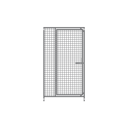 PANNEAU DE CHENIL, GRILLE À MAILLES SOUDÉES BASIC 1MXHT1,50M