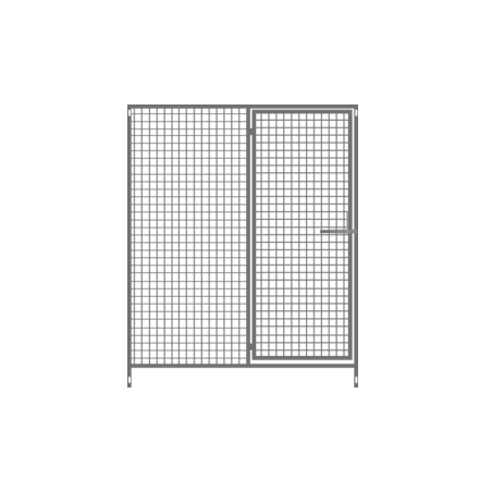 PANNEAU DE CHENIL, GRILLE À MAILLES SOUDÉES BASIC 1MXHT1,50M